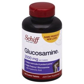 SCHIFF BIO FOODS: Glucosamine Coated 2000 mg, 150 tb