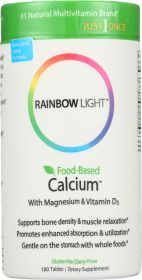 RAINBOW LIGHT: Food-Based Calcium, 180 Tablets