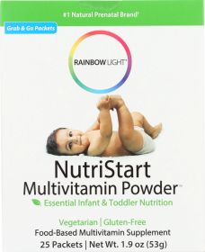 RAINBOW LIGHT: NutriStart Multivitamin Powder, 25 Easy-Mix Packets