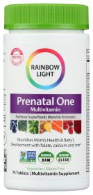 RAINBOW LIGHT: Prenatal Multivitamin One, 75 tb