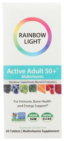 RAINBOW LIGHT: Active Adult 50+ Multivitamin, 60 tabs