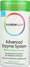 RAINBOW LIGHT: Advanced Enzyme System Rapid Release Formula, 90 Vegetarian Capsules