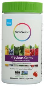 RAINBOW LIGHT: Organic Prenatal Precious Gems Gummies, 120 pc