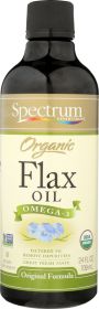 SPECTRUM ESSENTIAL: Organic Flax Oil Omega-3 Original Formula, 24 oz