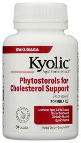 KYOLIC: Aged Garlic Extract Phytosterols Formula 107, 80 Capsules