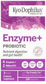 KYOLIC: Kyo-Dophilus Probiotics Plus Enzymes, 120 capsules