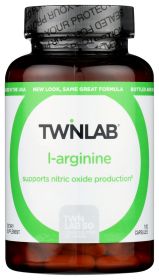 TWINLAB: L-Arginine 500mg, 100 cp