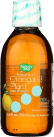 NATURES WAY: Plant Omega 3 Lemon 1000 mg, 6.8 fl oz