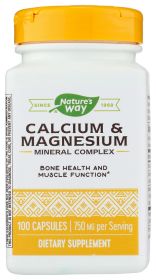 NATURES WAY: Calcium and Magnesium, 100 cp