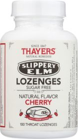 THAYER: Elm Lozenges Sugar Free Cherry, 100 tb