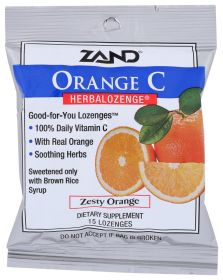 ZAND: Orange C Herbalozenge, 15 ct