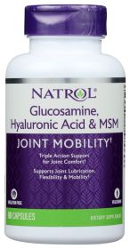 NATROL: Hyaluronic Acid MSM & Glucosamine, 90 Capsules