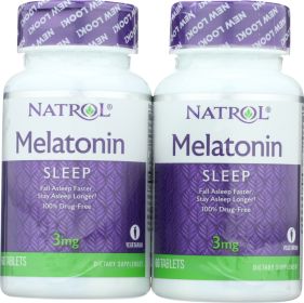 NATROL: Melatonin Bogo 3 MG 60 + 60. 120 pc