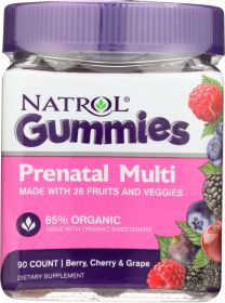 NATROL: Multivitamin Gummie Prenatal, 90 pc