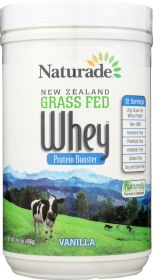 NATURADE: New Zealand Grass Fed Whey Vanilla, 16.1 oz