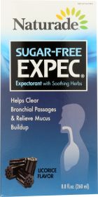 NATURADE: Herbal Expec Sugar Free Licorice, 8.8 oz