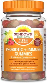 SUNDOWN NATURALS: Probiotic Gummy, 60 pc