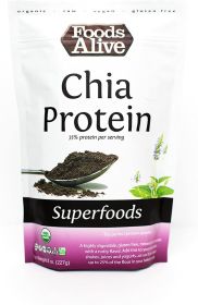 FOODS ALIVE: Protein Pwdr Chia Org, 8 oz