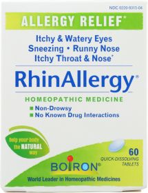 BOIRON: RhinAllergy Tablets, 60 tb