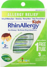 BOIRON: RhinAllergy Kids Pellets, 3 pc