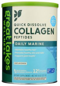 GREAT LAKES WELLNESS: Collagen Daily Marine, 8 oz