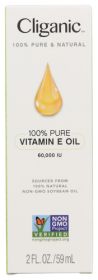 CLIGANIC: Oil Vitamin E Pure Nogmo, 2 fo