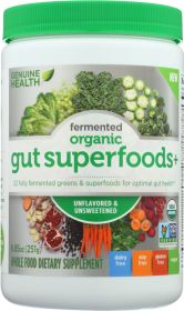 GENUINE HEALTH USA: Fermented Organic Gut Superfoods Unflavored & Unsweetened,  8.85 oz