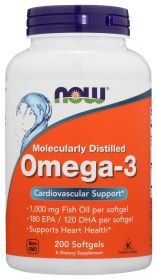 NOW: Omega 3 1000, 200 sg