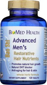 BIOMEDHEALTH: Bao Shi Advanced Men's Restorative Hair Nutrients, 120 cp