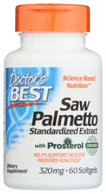 DOCTORS BEST: Saw Palmetto 320Mg, 60 sg