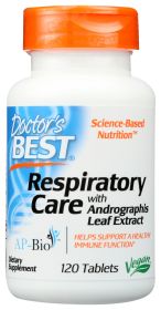 DOCTORS BEST: Respiratory Care With Andrographis Leaf Extract, 120 tb