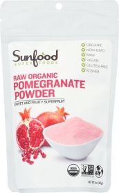 SUNFOOD SUPERFOODS: Organic Pomegranate Powder, 4 oz