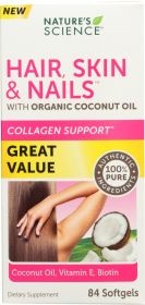 NATURES SCIENCE: Vitamin Hair Skin Nail, 84 cp