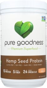 PURE GOODNESS: Hemp Seed Vanilla Protein Powder, 16 oz