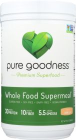 PURE GOODNESS: Whole Food Supermeal Vanilla Powder, 16.9 oz