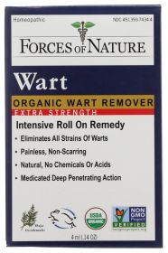 FORCES OF NATURE: Wart Control Extra Strength Rollerball, 4 ml