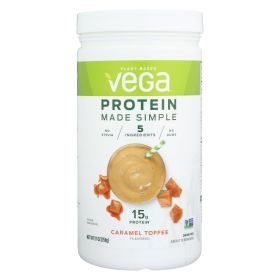 VEGA: Made Smpl Prtn Crml Toffe, 9.1 oz