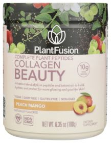 PLANTFUSION: Collagen Beauty Peach Mango, 6.35 oz