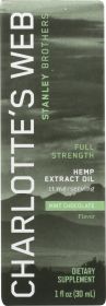 CHARLOTTES WEB: Mint Chocolate Hemp Oil Extract Full Strength, 1 oz