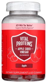 VITAL PROTEINS: Apple Cider Vinegar Gummies, 60 pc