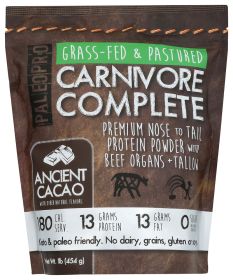 PALEO PRO: Carnivore Complete Ancient Cacao, 1 lb