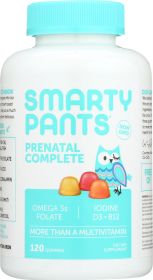 SMARTYPANTS: Prenatal Multi Omega 3 D Methylfolate, 120 pc