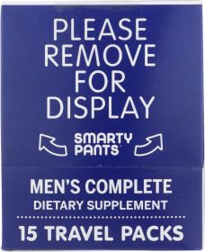 SMARTYPANTS: Mens Complete Multivitamin, 15 pc