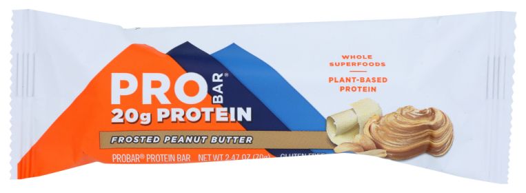 PROBAR: Frosted Peanut Butter Protein Bar, 2.46 oz