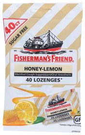 FISHERMANS FRIEND: Honey Lemon Lozenge Bag, 40 ea