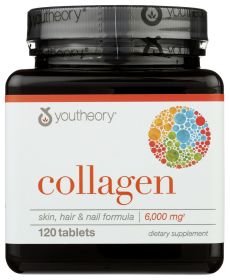 YOUTHEORY: Collagen Type 1 & 3, 120 Tablets