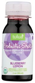 TULUA: Blueberry Lemon Probiotic Shot, 2 oz