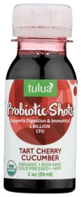 TULUA: Tart Cherry Lemon Probiotic Shot, 2 oz