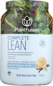 PLANTFUSION: Powder Lean Vanilla, 29.6 oz