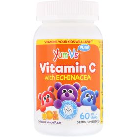 YUM-VS: Jelly Vitamin C with Echinacea Orange, 60 pc